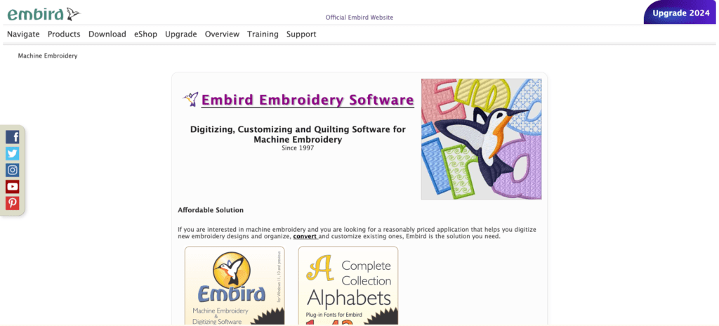 Embird - Best Embroidery Digitizing Software