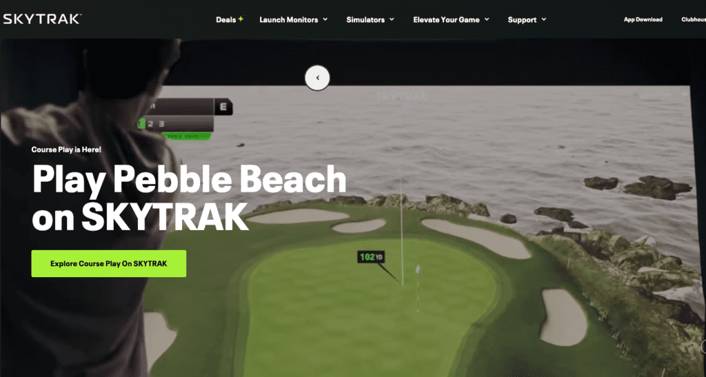 SkyTrak Golf Simulator - Best Golf Simulation Software